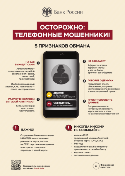 осторожно: телефонные мошенники
